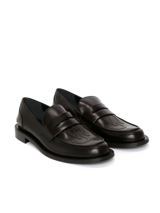 JW Anderson Anchor Logo Loafers in Black Leather Size 41 New in Box w/DustBag main image 15